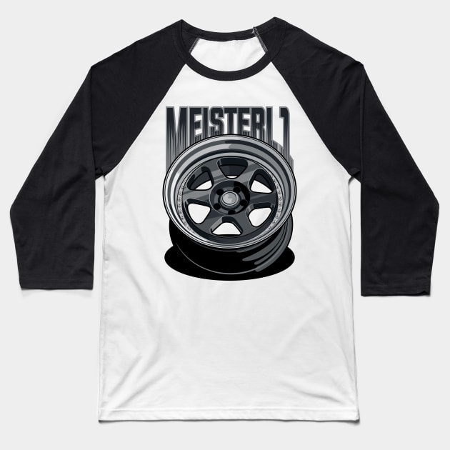 Work Meister L1 Baseball T-Shirt by idrdesign